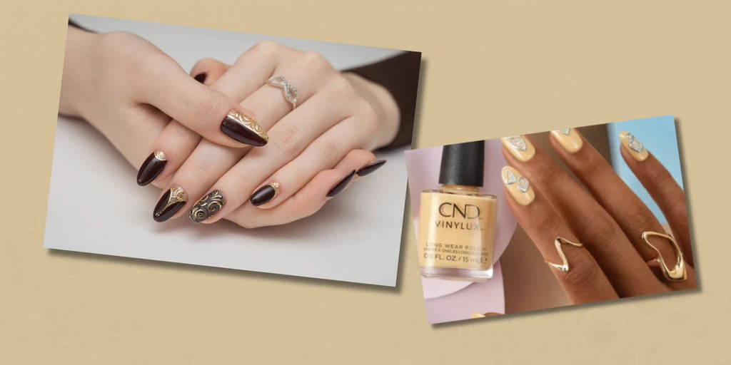 Nail Art Featuring CND's Shade Sense Collection