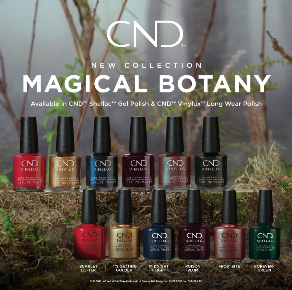 CND Vinylux, Magical Botany, POP Display, 14 pc