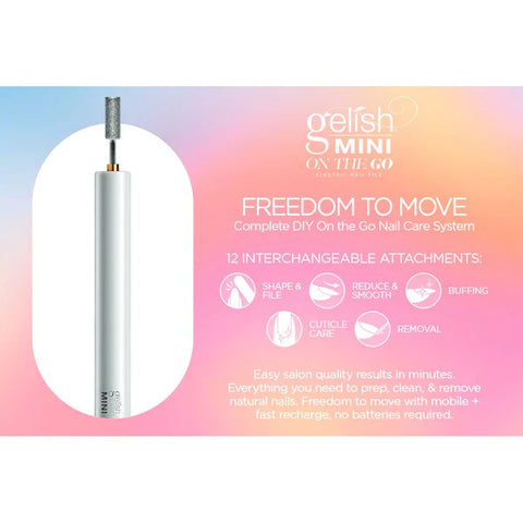 Image of Gelish Mini On the Go Electric Nail File & 12 Bits