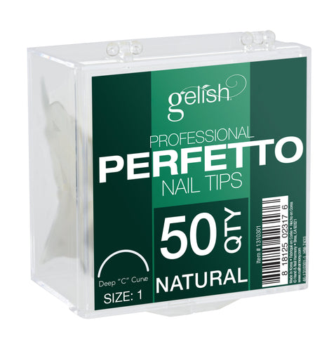 Image of Gelish ProHesion Perfetto Nail Tips, 50 ct Refill, Natural