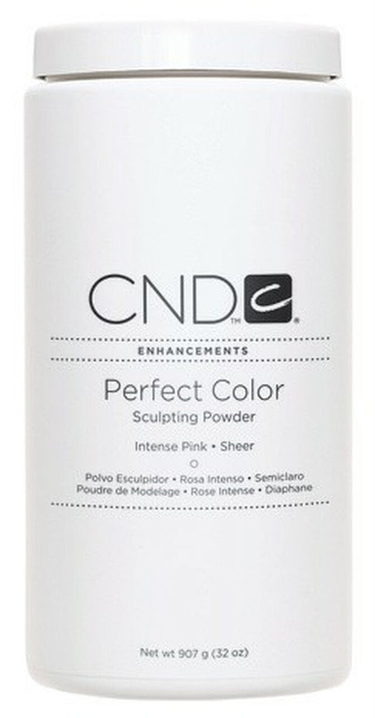 CND Enhancements, Perfect Color Sculpting Powders, Intense Pink, Sheer