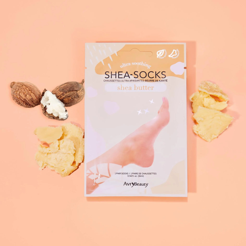 Avry Beauty Shea Butter Socks, 1 pair