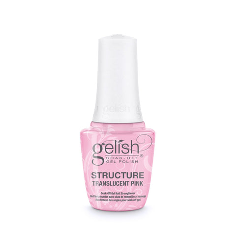 Image of Gelish Structure Soak-Off Nail Strengthener, Translucent Pink,  0.5 fl oz