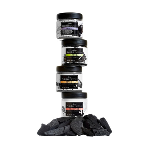 Image of Pedi Spa Detox Black Charcoal Kit, 4 pc