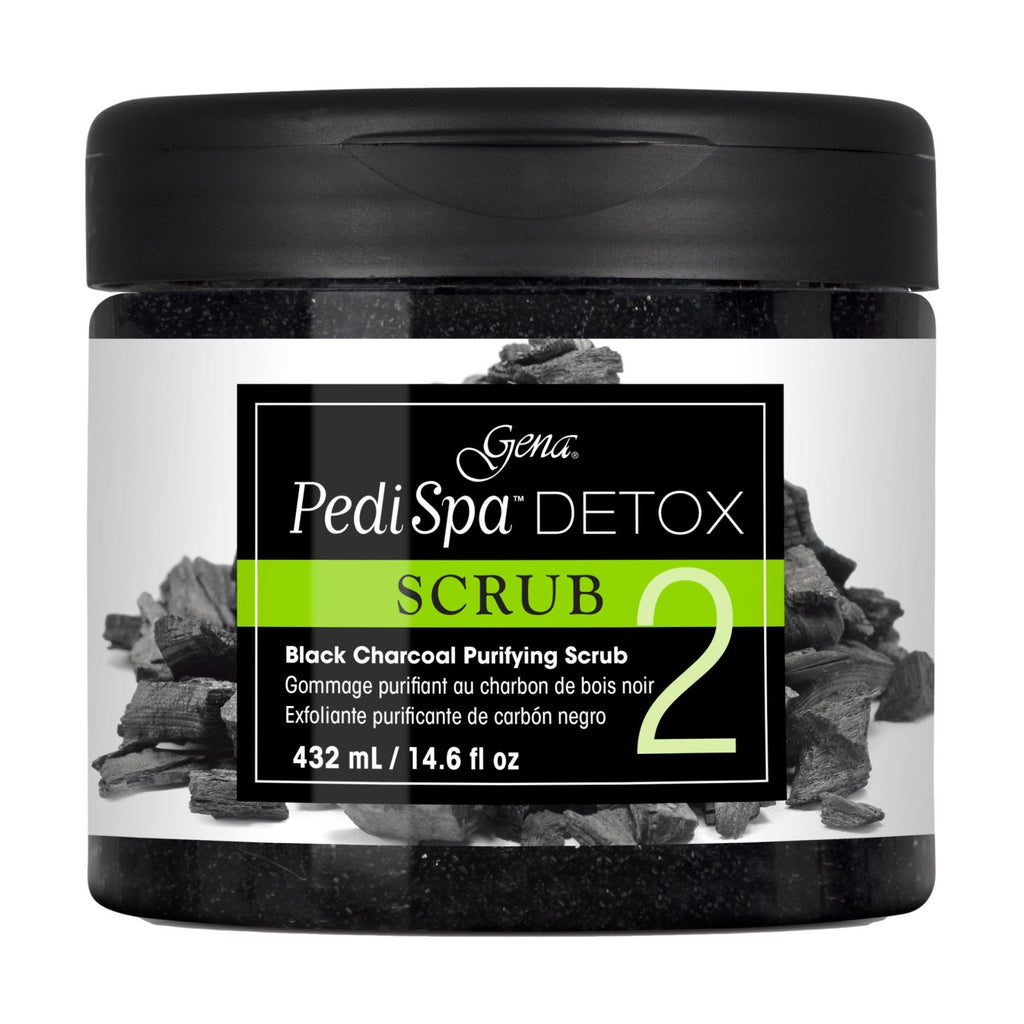 Pedi Spa Detox Black Charcoal Scrub, 14.6 oz