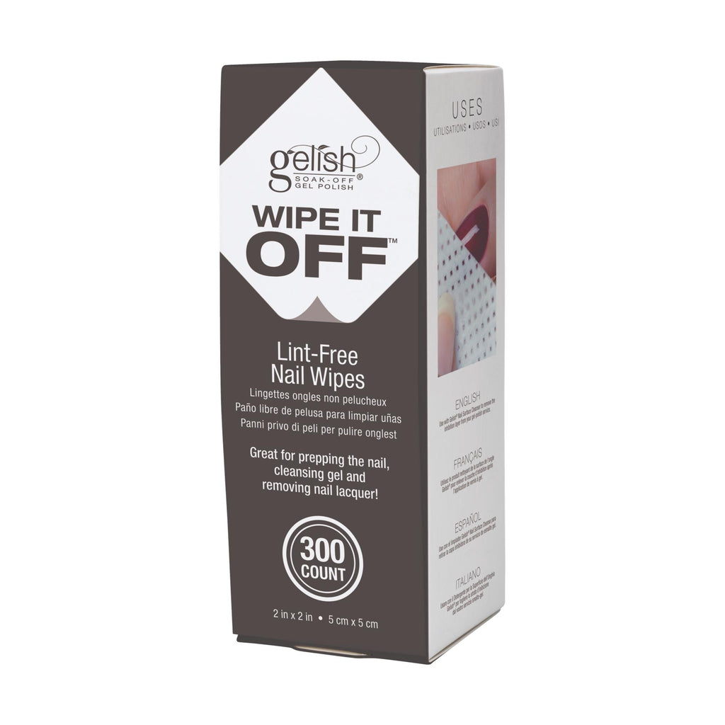 Gelish Wipe It Off Lint-Free Wipes, 300 ct