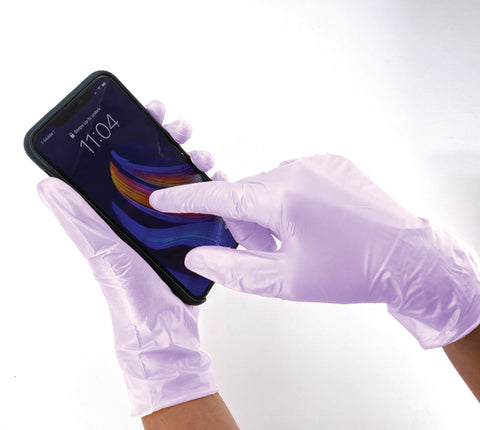 Image of Purple Nitrile Gloves, 100 ct