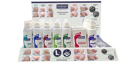 Image of Bath & Body Footlogix BestSellers Retail Counter Display PrePack, 40 Piece