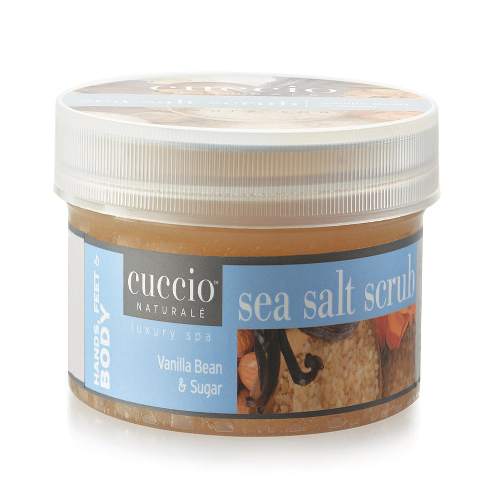 Bath & Body Cuccio Vanilla Bean & Sugar Sea Salt Scrub 19.5 oz