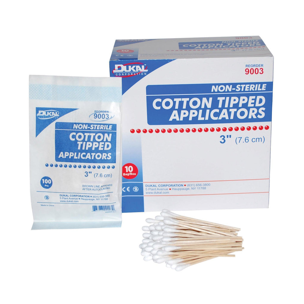 Brushes, Applicators & Spatula NS Cotton Tipped Applicators - 3" -100 Pack