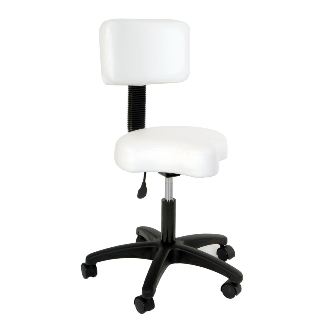Esthetic Tables & Chairs Silhouet-Tone Stool with Backrest / Contoured