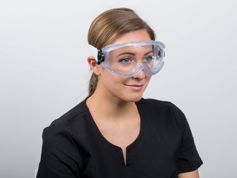 Image of Face Masks & Eyewear Adjustable Eye Protective Safety Goggles