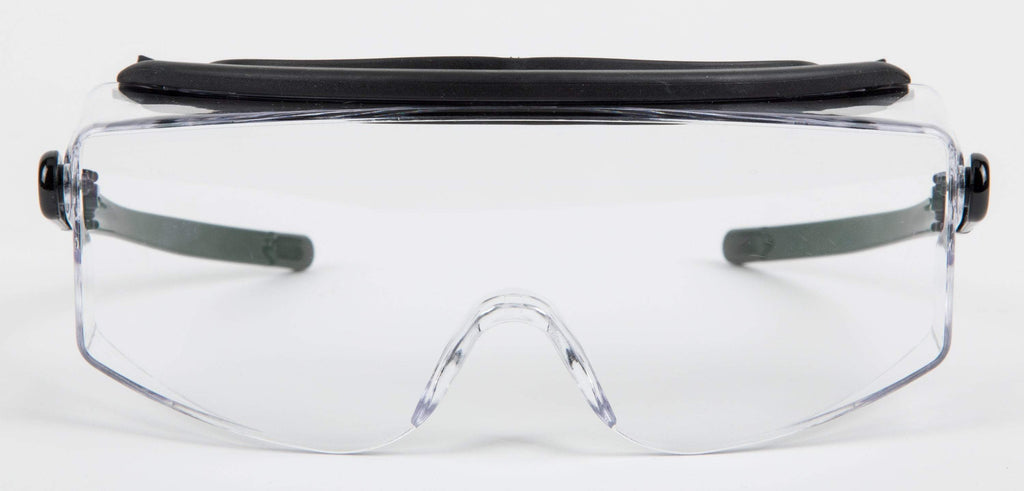 Face Masks & Eyewear Eye Protective Safety Glasses with Black Trim