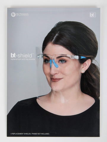 Image of Face Masks & Eyewear bt-shield Replacement Shields, 4 pk, by Bio-Therapeutic
