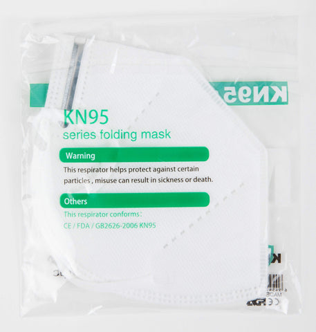 Image of Face Masks & Eyewear KN95 Disposable Protective Face Mask, 5 Ply, 1 Count