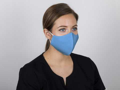 Image of Face Masks & Eyewear Spa Blue / S/M Sposh 3-Layer Premium Earloop Face Mask