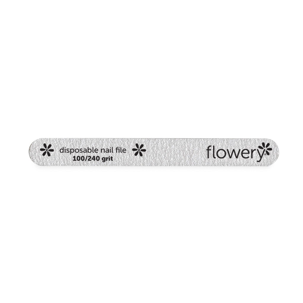Files, Buffers, Brushes & Pumi Flowery Silver Cushion Core 100/240 grit / 100 Count