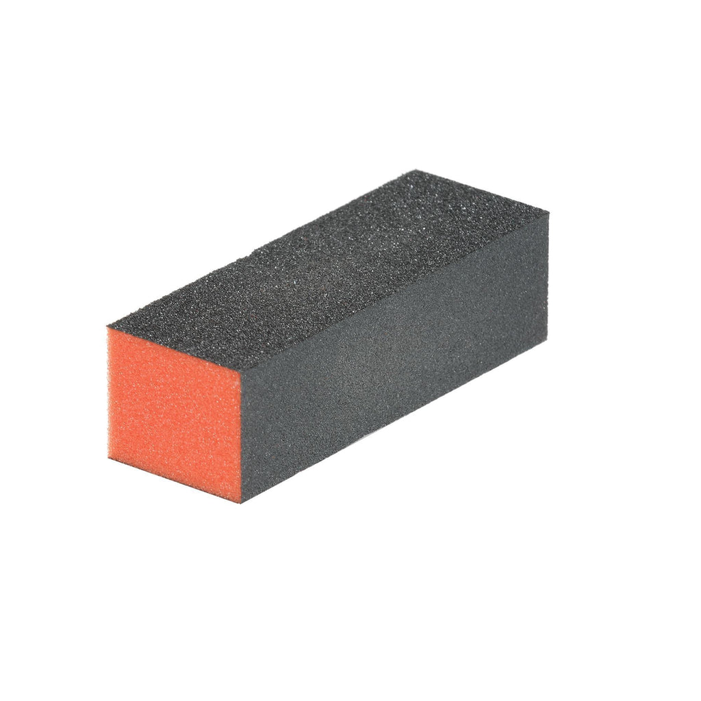 Files, Buffers, Brushes & Pumi Buffer Block / Medium-Fine Grit / Orange-Black
