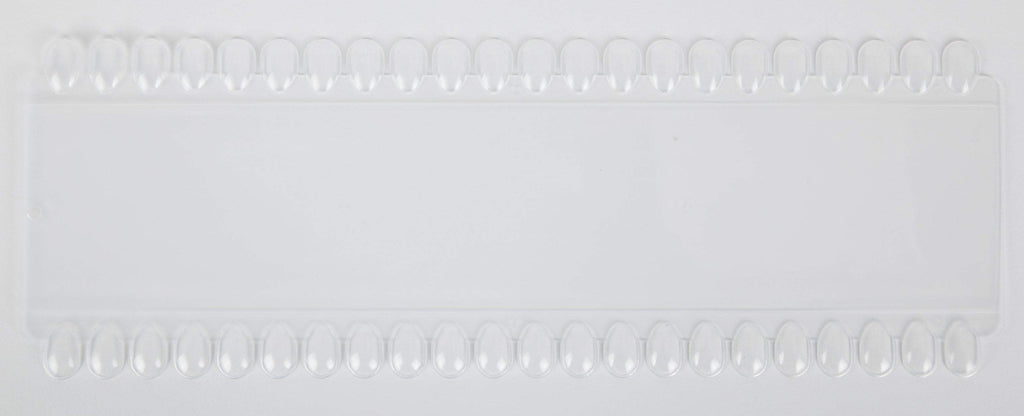 Lacquer Displays & Holders Nail Color Display Board, Clear, 44 Tips