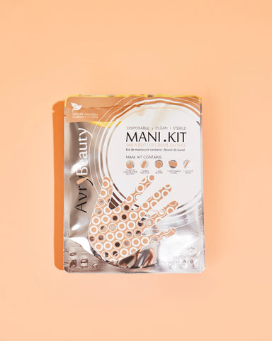 Image of Avry Beauty All-In-One Disposable Mani Kit with Shea Gloves, 5pc