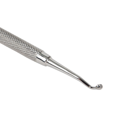 Image of Nail Brushes & Cuticle Pushers Cuticle Pusher & Scoop, Stainless Steel