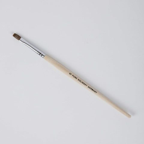 Image of Nail Brushes & Cuticle Pushers #6 F Spade Kolinsky Gel Brush , #6 F and #8 F
