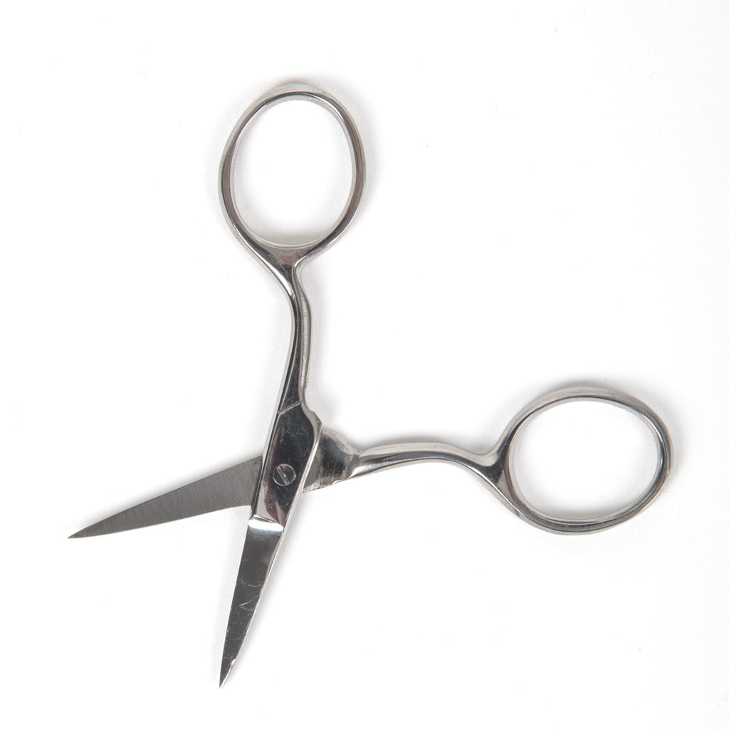 Nail Clippers, Nippers & Sciss Silver Manicure Scissors, 3.5"