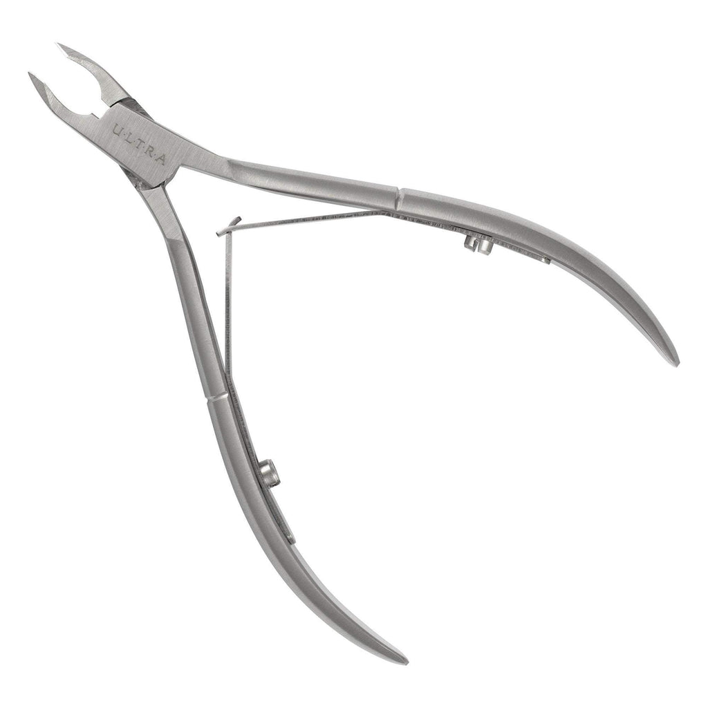 Nail Clippers, Nippers & Sciss Ultra Cuticle Nipper, Stainless Steel, 1/4 Jaw Double Spring