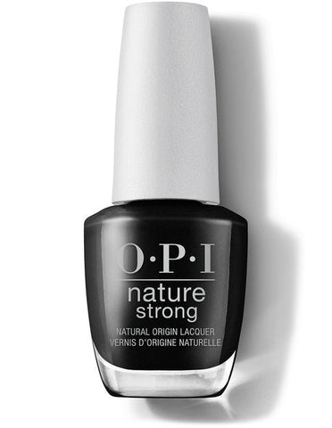 Image of OPI Nature Strong Nail Lacquer, Onyx Skies, 0.5 fl oz