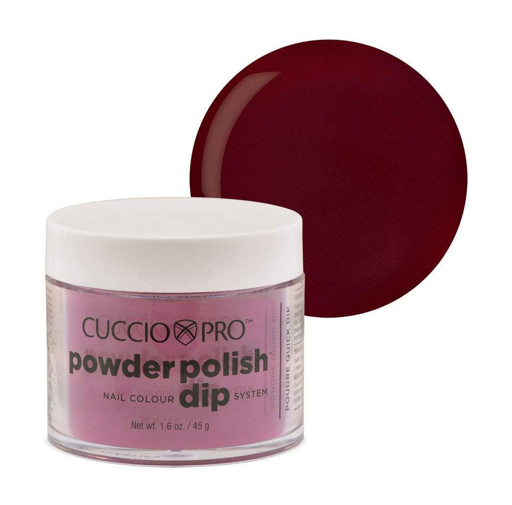 Powder Polish / Dip Polish Deep Rose Cuccio Pro Powder Polish, 2 oz