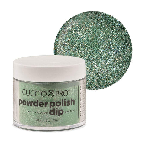 Image of Powder Polish / Dip Polish Emerald wRnbow Mica Cuccio Pro Powder Polish, 2 oz