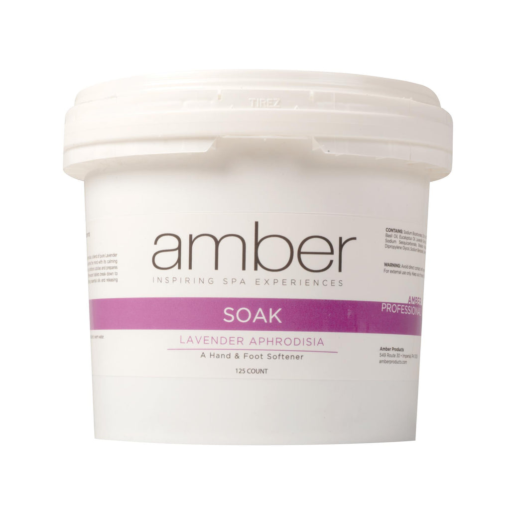 Soaks & Cleansers Amber Sea Salt Hand  and  Foot Soak / Lavender / 125ct