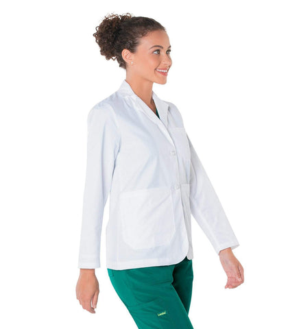 Image of Spa Uniforms Women's Consultation Coat in White by Landau