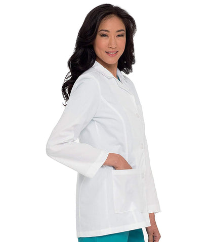 Image of Spa Uniforms Women's Lab Coat in White by Landau