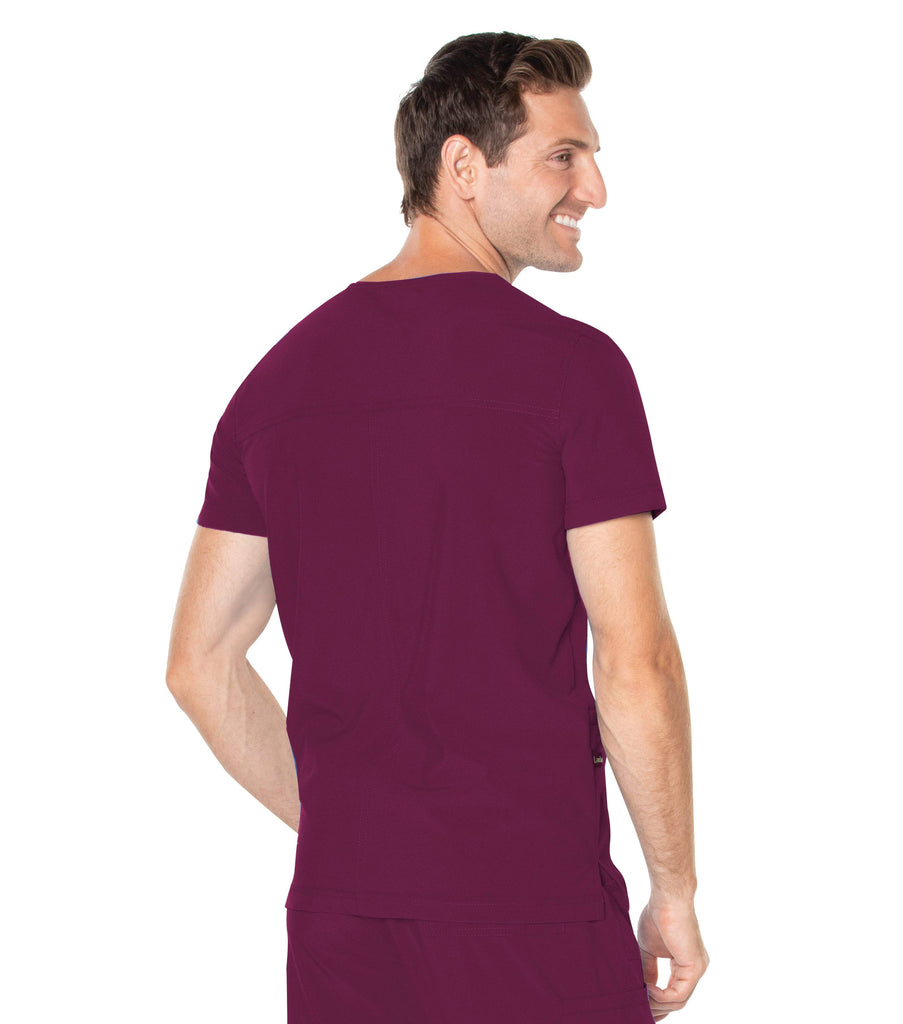 Spa Uniforms Men's V-Neck 4 Pocket Top, Small to XLarge by Landau