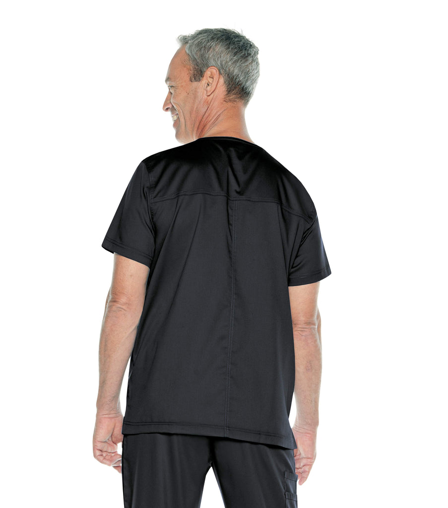 Spa Uniforms Men's V-Neck 4 Pocket Top, XXL to 5XL by Landau