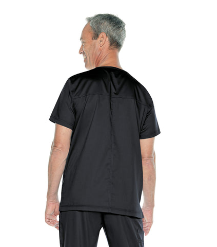 Image of Spa Uniforms Men's V-Neck 4 Pocket Top, XXL to 5XL by Landau