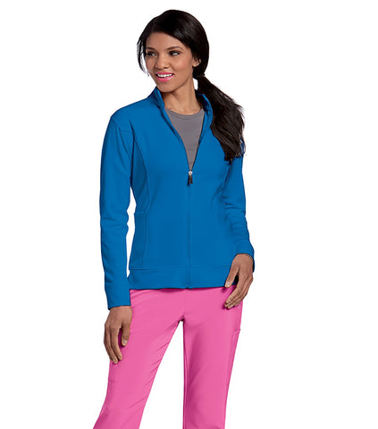 Image of Spa Uniforms XSmall / Royal Women's Empower P-Tech Warm-Up Jacket by Urbane
