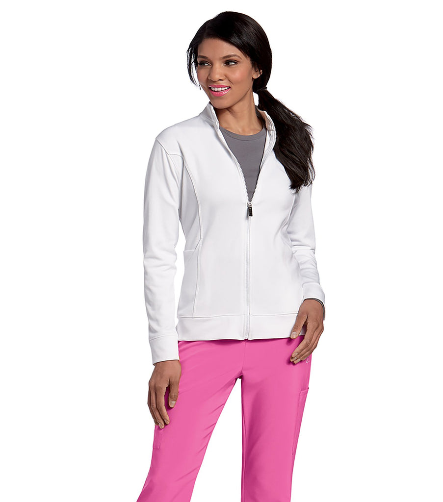 Spa Uniforms XSmall / White Women's Empower P-Tech Warm-Up Jacket by Urbane