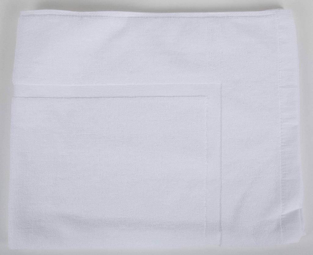 Towels Sposh Locker Room Bath Matt, White, 600 GSM, 25 x 30