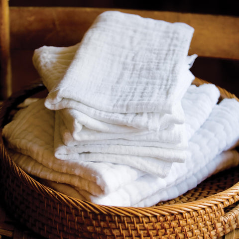 Image of Towels & Disposable Cloths Soft Facial Cloths / 8pc