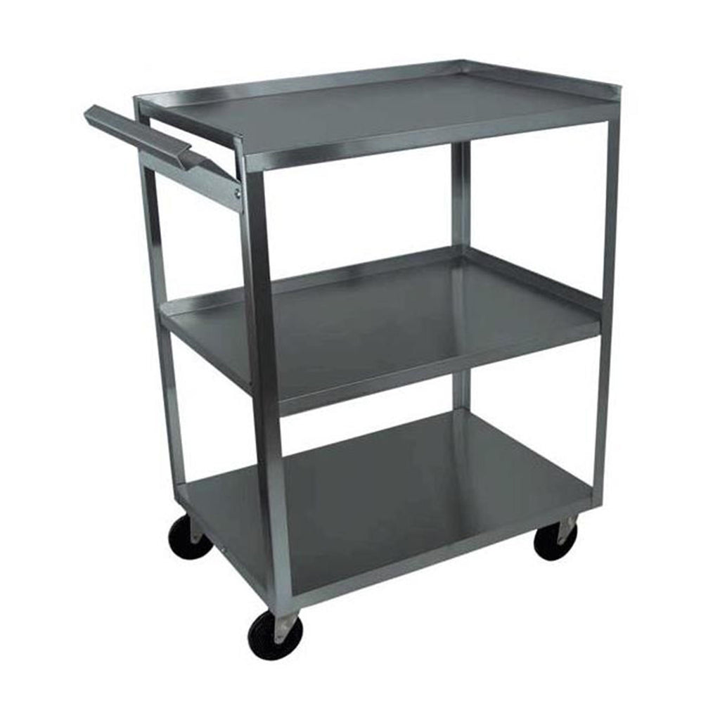 Trolleys & Carts Stainless Steel 3 Shelf Cart with Handle