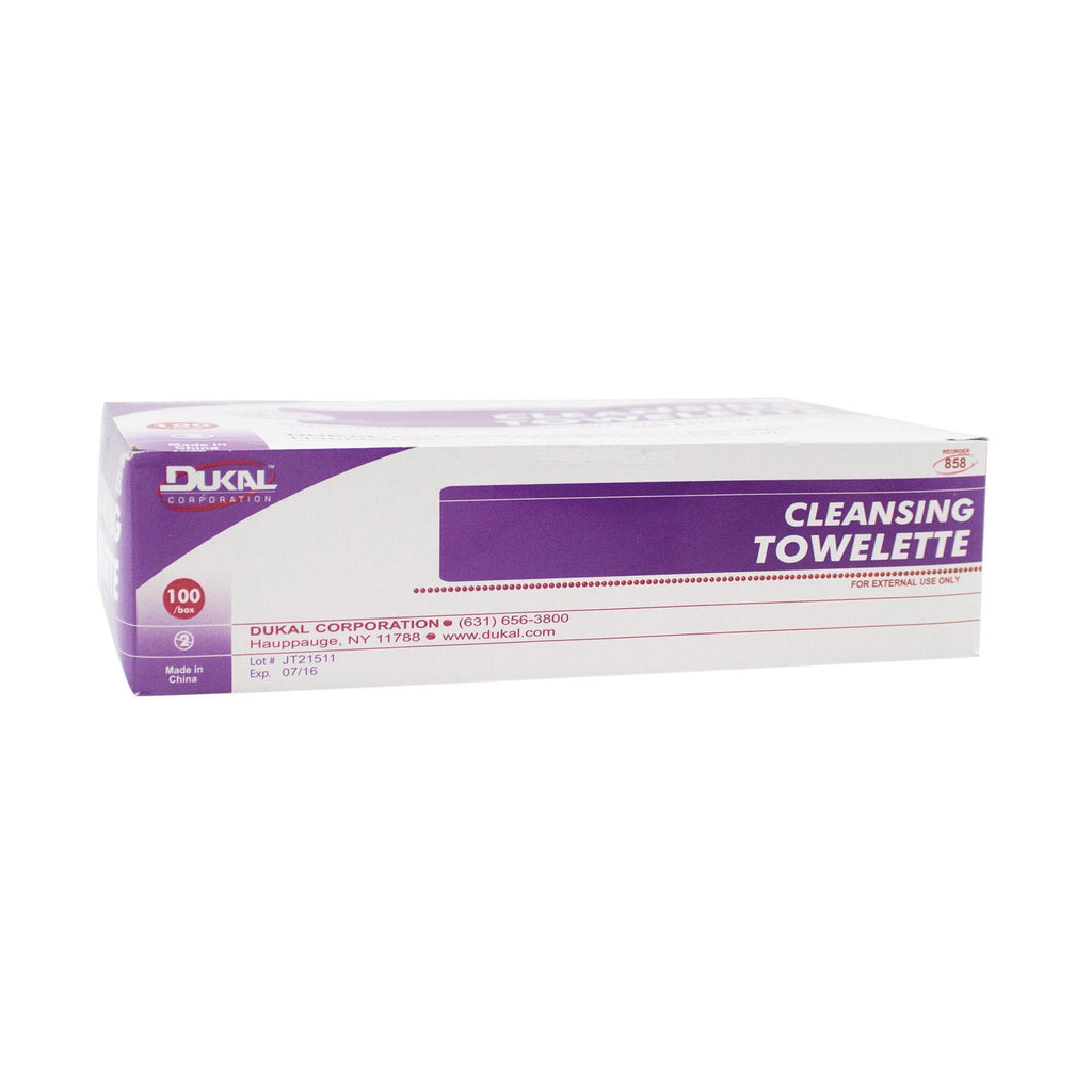 Wipes, Pads & Rounds Cleansing Towelette, 5"x8" - 100 Pack